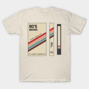 Retro 80s Movies VHS T-Shirt